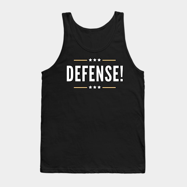 Defense Tank Top by kazumi